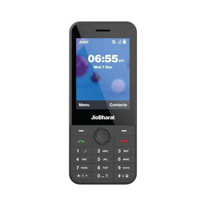 JioBharat J1 4G Keypad Phone with JioTV, JioHotstar, UPI, JioSoundPay, JioSaavn, JioChat, JioPhotos, Powerful 2500mAh Battery, LED Torch, Digital Camera | Dark Grey | Locked for JioNetwork - Best Price ₹1799 at Amazon