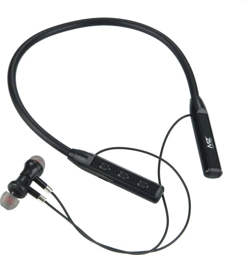 MZ NB111 (Wireless Headphone) Magnetic Neckband 250h standby 200mAh Bluetooth  (Black, In the Ear) - Best Price ₹203 at Flipkart