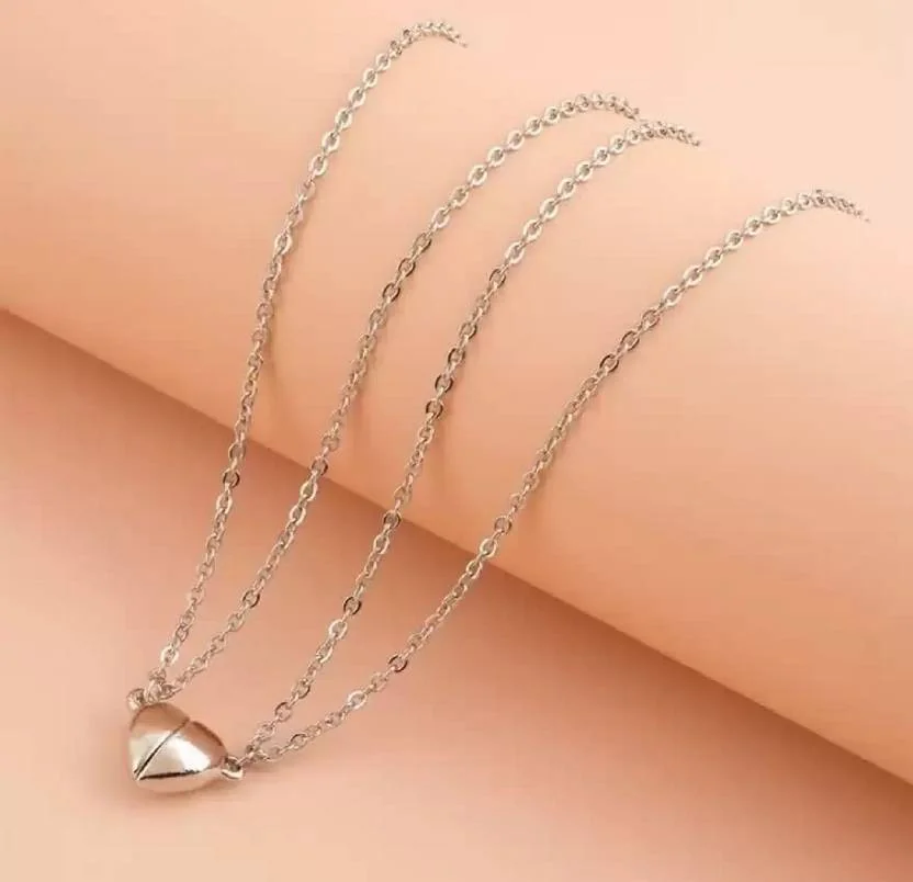 DIVINOOR Matching Magnetic Couples Pendant Necklace Stainless Steel Pendant - Best Price ₹73 at Flipkart