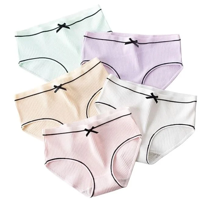 Dilency Sales Women's & Girl's Regular Wear Soft Cotton Material, Mid Waist Panties Combo Pack-of-2 (Multi-Mix-Random Color) - Best Price ₹284 at Amazon
