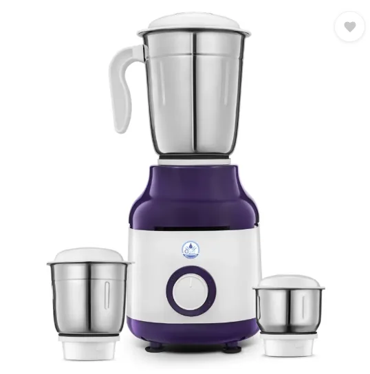 Grand plus White Purpel 550 W Mixer Grinder  (Neo | 3 Jars | White, Purpel) - Best Price ₹937 at Flipkart