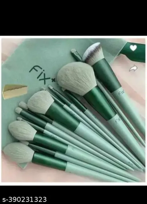 Fix Plus makeup Brushes (set of 13) Extra soft makeup brushes. - Best Price ₹116 at Meesho