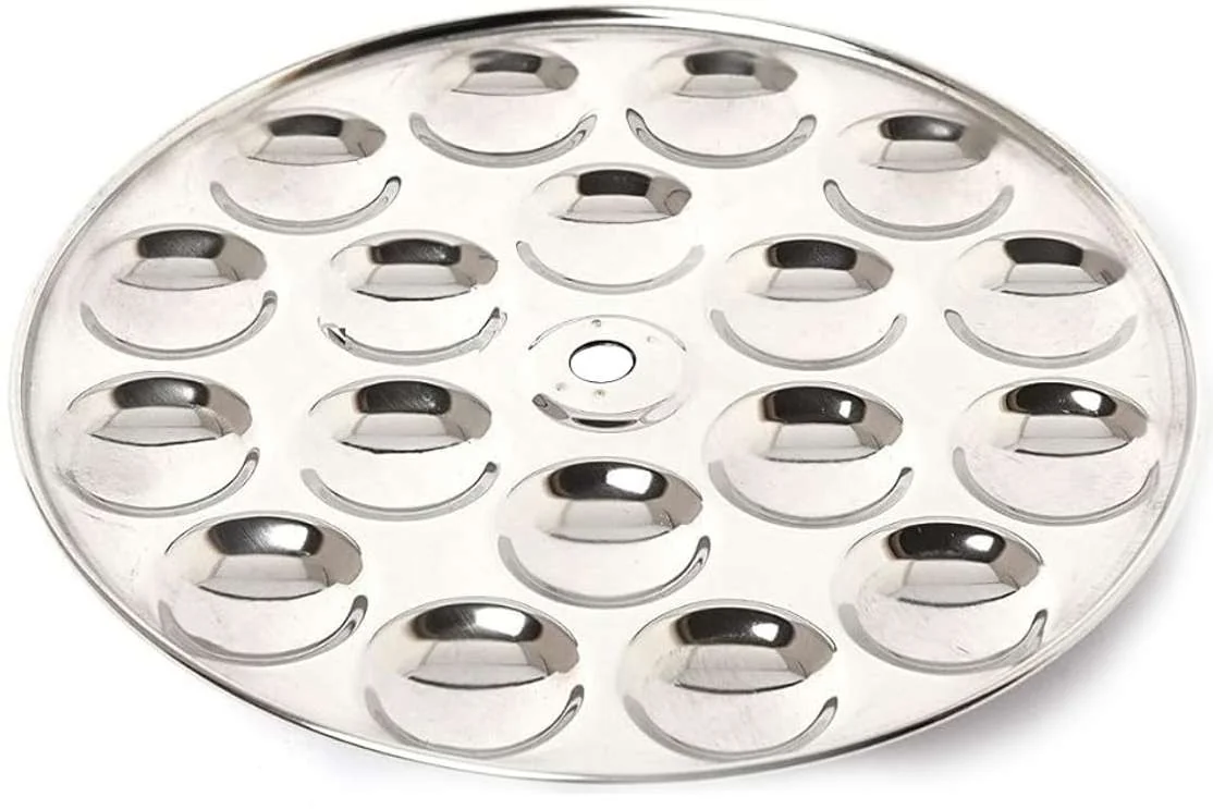 Stainless Steel Mini Idly Plate with 18 Idly | Heavy Bottom Mini Idli Plate Standard Idli Maker - Best Price ₹194 at Shopsy