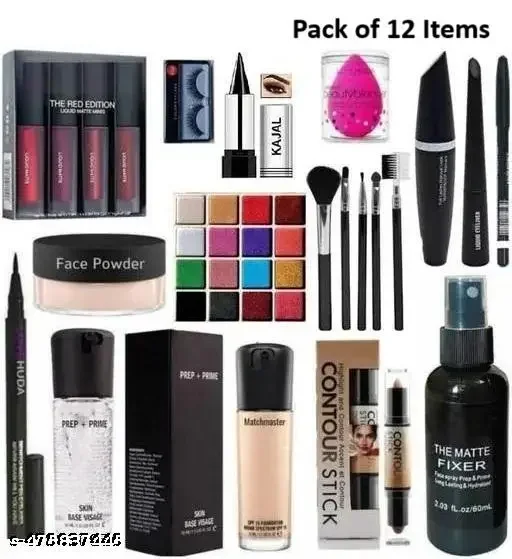 Professional waterproof makeup kit set with all products for all type of makeup - Best Price ₹294 at Meesho