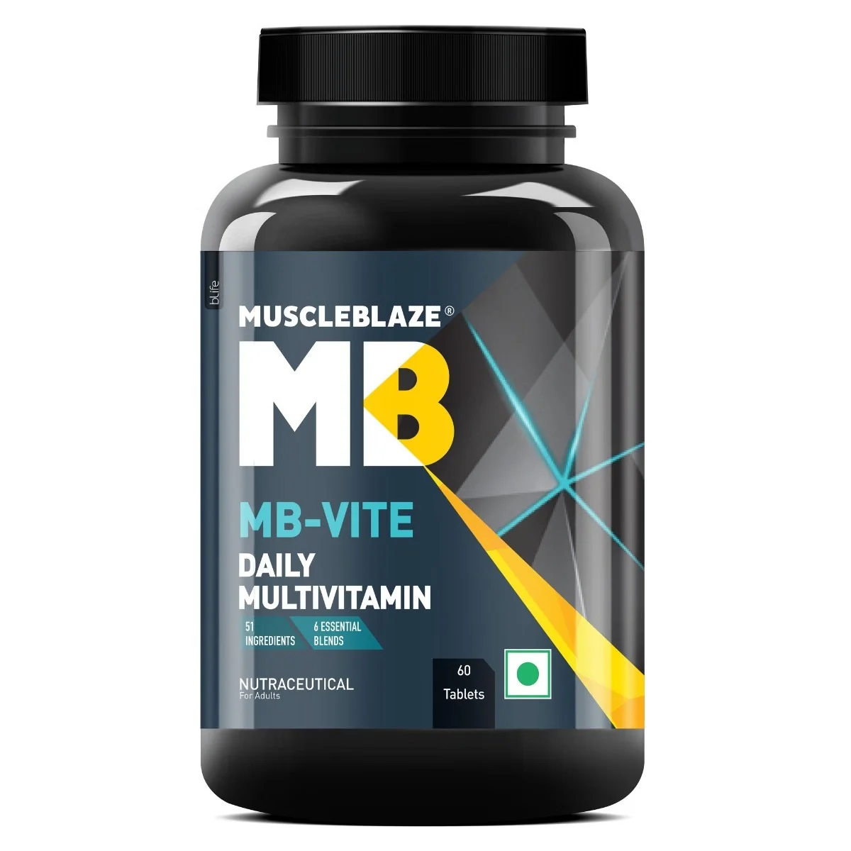 MuscleBlaze MB-Vite Daily Multivitamin | 60 Tablets | 51 Ingredients | Anti Oxidant Blend - Best Price ₹529 at Hyugalife