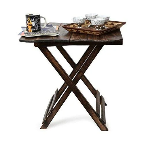 Generic Antique Coffee Table; Outdoor Table (Mango wood,Wood finish,Brown ) - Best Price ₹398 at Amazon