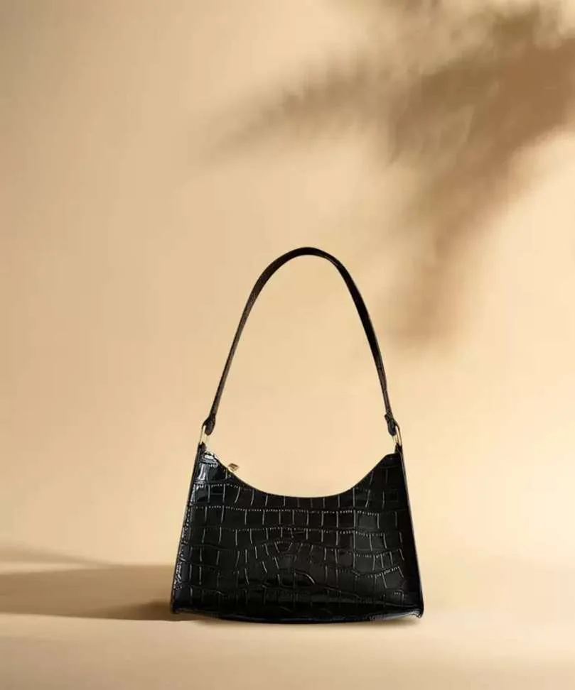 Black Waist Sling Bag Beautiful Sling bag with Texture - Best Price ₹83 at Shopsy