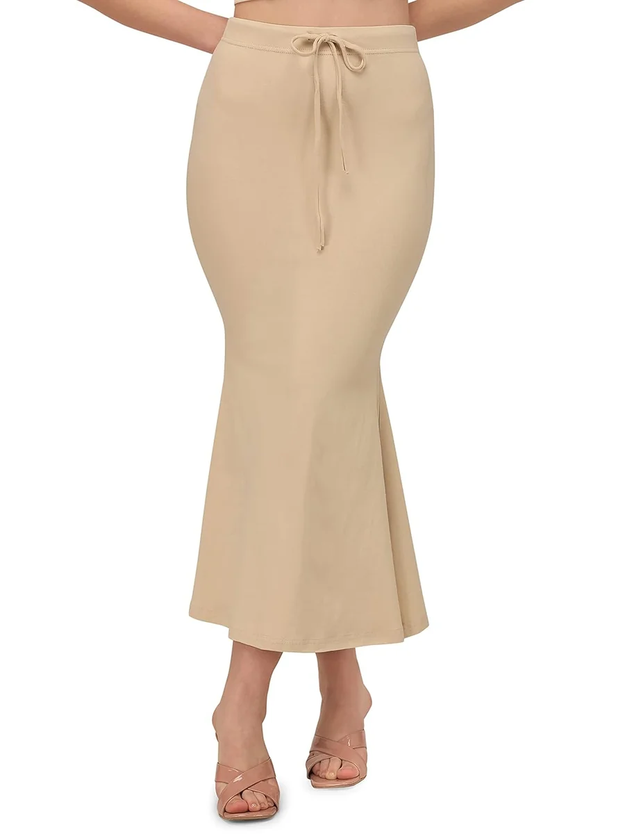 Mehrang Stretchable Saree Shapewear Petticoat for Women, Cotton Blended,Petticoat,Skirts for Women,Shape Wear Dress for Saree - Best Price ₹246 at Amazon