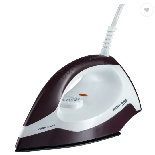 Voltas Beko I1000VD-BGWH 1000 W Dry Iron  (Burgundy & White) - Best Price ₹425 at Flipkart