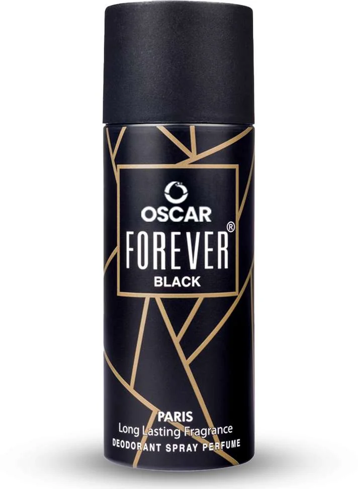 Oscar Forever Paris Black Body Spray with Long Lasting Woody fragrance Deodorant Spray  -  For Men & Women - Best Price ₹86 at Shopsy