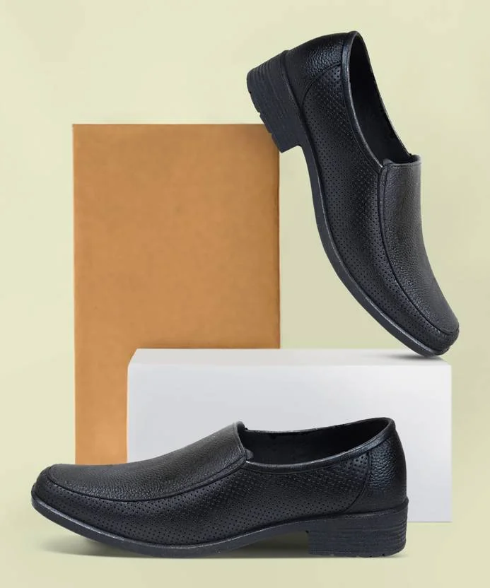 AJANTA Casual PVC Waterproof Slip On For Men  (Black , 6) - Best Price ₹329 at Flipkart