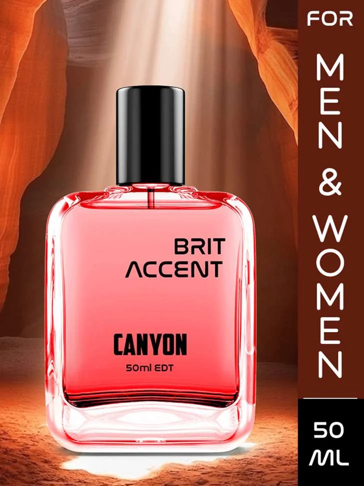 BRIT ACCENT CANYON-Parfum Long-Lasting Luxury Specially Curated For Unisex Eau de Toilette  -  50 ml - Best Price ₹76 at Shopsy